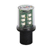 Schneider DL1BKG3 LED foglalaltban, zöld