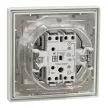 Schneider Electric Asfora EPH0100221 vízmentes egypólusú kapcsoló (101), fehér burkolattal, kerettel, süllyesztett, vízmentes (IP44) 10A 250V ( EPH0100221 ).