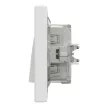 Schneider Electric Asfora EPH0100221 vízmentes egypólusú kapcsoló (101), fehér burkolattal, kerettel, süllyesztett, vízmentes (IP44) 10A 250V ( EPH0100221 ).