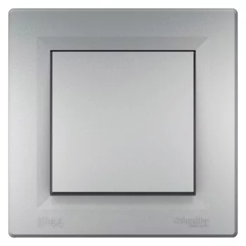   Schneider Electric Asfora EPH0100261 vízmentes egypólusú kapcsoló (101), aluminium burkolattal, kerettel, süllyesztett, vízmentes (IP44) 10A 250V ( EPH0100261 ).
