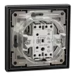 Schneider Electric Asfora EPH0100271 vízmentes egypólusú kapcsoló (101), antracit burkolattal, kerettel, süllyesztett, vízmentes (IP44) 10A 250V ( EPH0100271 ).