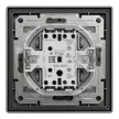 Schneider Electric Asfora EPH0100271 vízmentes egypólusú kapcsoló (101), antracit burkolattal, kerettel, süllyesztett, vízmentes (IP44) 10A 250V ( EPH0100271 ).