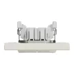 Schneider Electric Asfora EPH0300123 csillárkapcsoló (105), bézs burkolattal, kerettel, süllyesztett 10A 250V ( EPH0300123 ).