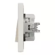 Schneider Electric Asfora EPH0300123 csillárkapcsoló (105), bézs burkolattal, kerettel, süllyesztett 10A 250V ( EPH0300123 ).