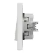 Schneider Electric Asfora EPH0400121 váltókapcsoló (106), fehér burkolattal, kerettel, süllyesztett, 10A 250V ( EPH0400121 ).