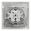 Schneider Electric Asfora EPH0400121 váltókapcsoló (106), fehér burkolattal, kerettel, süllyesztett, 10A 250V ( EPH0400121 ).