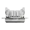 Schneider Electric Asfora EPH0400161 váltókapcsoló (106), aluminium burkolattal. keret nélkül, süllyesztett, szimbólummal 10A 250V ( EPH0400161 ).