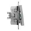 Schneider Asfora EPH0400162 váltókapcsoló acél