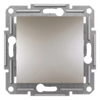   Schneider Electric Asfora EPH0400369 váltókapcsoló (106), bronz burkolattal. keret nélkül, süllyesztett, szimbólummal 10A 250V ( EPH0400369 ).