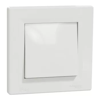   Schneider Electric Asfora EPH0400421 vízmentes váltókapcsoló (106), fehér burkolattal, kerettel, süllyesztett, vízmentes (IP44) 10A 250V ( EPH0400421 ).