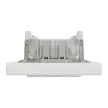 Schneider Electric Asfora EPH0400421 vízmentes váltókapcsoló (106), fehér burkolattal, kerettel, süllyesztett, vízmentes (IP44) 10A 250V ( EPH0400421 ).