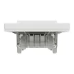 Schneider Electric Asfora EPH0400421 vízmentes váltókapcsoló (106), fehér burkolattal, kerettel, süllyesztett, vízmentes (IP44) 10A 250V ( EPH0400421 ).