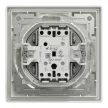 Schneider Electric Asfora EPH0400421 vízmentes váltókapcsoló (106), fehér burkolattal, kerettel, süllyesztett, vízmentes (IP44) 10A 250V ( EPH0400421 ).