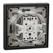 Schneider Electric Asfora EPH0400471 vízmentes váltókapcsoló (106), antracit burkolattal, kerettel, süllyesztett, vízmentes (IP44) 10A 250V ( EPH0400471 ).