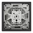 Schneider Electric Asfora EPH0400471 vízmentes váltókapcsoló (106), antracit burkolattal, kerettel, süllyesztett, vízmentes (IP44) 10A 250V ( EPH0400471 ).