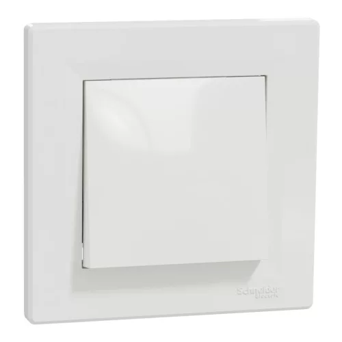 Schneider Electric Asfora EPH0500121 keresztkapcsoló (107), fehér burkolattal, kerettel, süllyesztett 10A 250V ( EPH0500121 ).