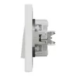 Schneider Electric Asfora EPH0500121 keresztkapcsoló (107), fehér burkolattal, kerettel, süllyesztett 10A 250V ( EPH0500121 ).