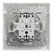Schneider Electric Asfora EPH0500121 keresztkapcsoló (107), fehér burkolattal, kerettel, süllyesztett 10A 250V ( EPH0500121 ).