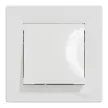 Schneider Electric Asfora EPH0500121 keresztkapcsoló (107), fehér burkolattal, kerettel, süllyesztett 10A 250V ( EPH0500121 ).