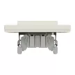 Schneider Electric Asfora EPH0500123 keresztkapcsoló (107), bézs burkolattal, kerettel, süllyesztett 10A 250V ( EPH0500123 ).