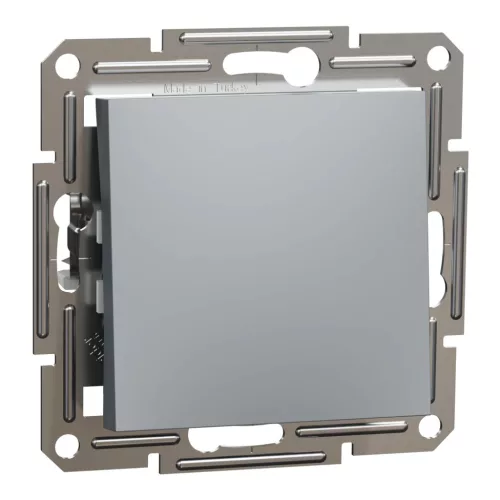Schneider Electric Asfora EPH0500162 keresztkapcsoló (107), acél burkolattal. keret nélkül, süllyesztett 10A 250V ( EPH0500162 ).