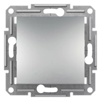   Schneider Electric Asfora EPH0500361 keresztkapcsoló (107), aluminium burkolattal. keret nélkül, süllyesztett 10A 250V ( EPH0500361 ).