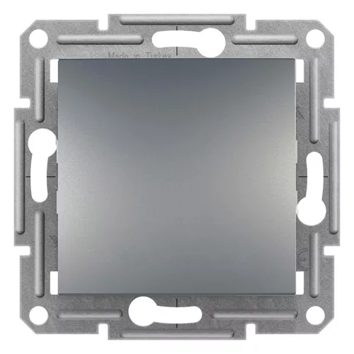 Schneider Electric Asfora EPH0500362 keresztkapcsoló (107), acél burkolattal. keret nélkül, süllyesztett 10A 250V ( EPH0500362 ).