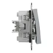 Schneider Asfora EPH0600162 kettős váltókapcsoló acél