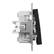 Schneider Asfora EPH0600171 kettős váltókapcsoló antracit