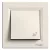 Schneider Electric Asfora EPH0800123 egypólusú nyomó (N101), bézs burkolattal, kerettel, süllyesztett, csengőjellel 10A 250V ( EPH0800123 ).
