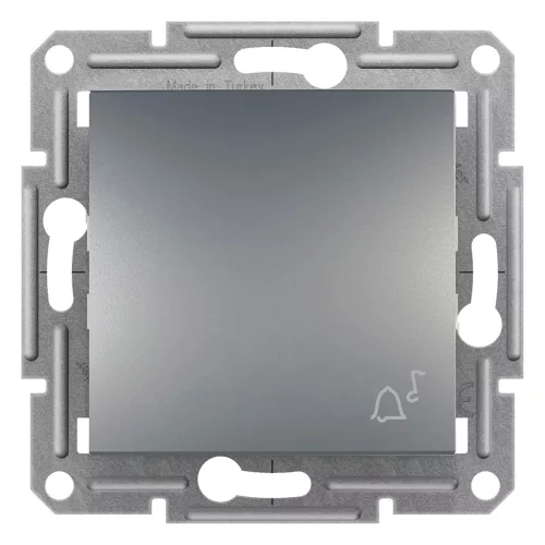 Schneider Asfora EPH0800162 egypólusú nyomó, csengőjel acél