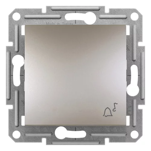 Schneider Electric Asfora EPH0800169 egypólusú nyomó (N101), bronz burkolattal. keret nélkül, süllyesztett, csengőjellel 10A 250V ( EPH0800169 ).