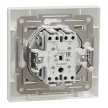 Schneider Electric Asfora EPH1100121 Kettős nyomó, fehér burkolattal, kerettel, süllyesztett 10A 250V ( EPH1100121 ).