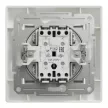 Schneider Electric Asfora EPH1100121 Kettős nyomó, fehér burkolattal, kerettel, süllyesztett 10A 250V ( EPH1100121 ).