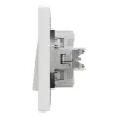 Schneider Electric Asfora EPH1100121 Kettős nyomó, fehér burkolattal, kerettel, süllyesztett 10A 250V ( EPH1100121 ).