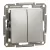 Schneider Electric Asfora EPH1100169 Kettős nyomó, bronz burkolattal. keret nélkül, süllyesztett 10A 250V ( EPH1100169 ).