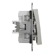 Schneider Electric Asfora EPH1100169 Kettős nyomó, bronz burkolattal. keret nélkül, süllyesztett 10A 250V ( EPH1100169 ).
