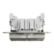 Schneider Electric Asfora EPH1100169 Kettős nyomó, bronz burkolattal. keret nélkül, süllyesztett 10A 250V ( EPH1100169 ).
