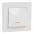 Schneider Electric Asfora EPH1400121 egypólusú kapcsoló (101), fehér burkolattal, kerettel, süllyesztett, piros jelzőfénnyel 10A 250V ( EPH1400121 ).