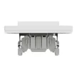 Schneider Electric Asfora EPH1400121 egypólusú kapcsoló (101), fehér burkolattal, kerettel, süllyesztett, piros jelzőfénnyel 10A 250V ( EPH1400121 ).