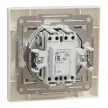 Schneider Electric Asfora EPH1400123 egypólusú kapcsoló (101), bézs burkolattal, kerettel, süllyesztett, piros jelzőfénnyel 10A 250V ( EPH1400123 ).