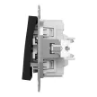 Schneider Electric Asfora EPH1500171 váltókapcsoló (106), antracit burkolattal. keret nélkül, süllyesztettszimbólummal, piros jelzőfénnyel 10A 250V ( EPH1500171 ).