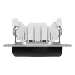 Schneider Electric Asfora EPH1500171 váltókapcsoló (106), antracit burkolattal. keret nélkül, süllyesztettszimbólummal, piros jelzőfénnyel 10A 250V ( EPH1500171 ).