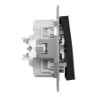 Schneider Electric Asfora EPH1500171 váltókapcsoló (106), antracit burkolattal. keret nélkül, süllyesztettszimbólummal, piros jelzőfénnyel 10A 250V ( EPH1500171 ).