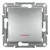 Schneider Electric Asfora EPH1600161 egypólusú nyomó (N101), aluminium burkolattal. keret nélkül, süllyesztett, piros jelzőfénnyel 10A 250V ( EPH1600161 ).