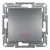 Schneider Electric Asfora EPH1600162 egypólusú nyomó (N101), acél burkolattal. keret nélkül, süllyesztett, piros jelzőfénnyel 10A 250V ( EPH1600162 ).