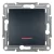 Schneider Electric Asfora EPH1600171 egypólusú nyomó (N101), antracit burkolattal. keret nélkül, süllyesztett, piros jelzőfénnyel 10A 250V ( EPH1600171 ).