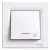 Schneider Electric Asfora EPH1700121 egypólusú nyomó (N101), fehér burkolattal, kerettel, süllyesztett, csengőjellel, piros jelzőfénnyel 10A 250V ( EPH1700121 ).