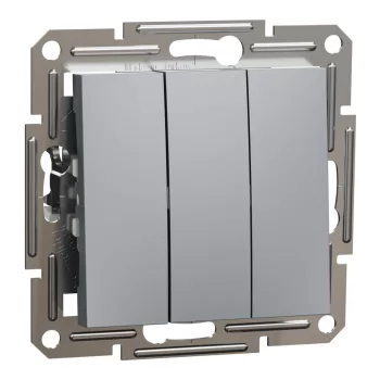 Schneider Asfora EPH2100162 hármas kapcsoló acél
