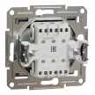 Schneider EPH2100162 Asfora hármas kapcsoló, acél burkolattal. keret nélkül, süllyesztett